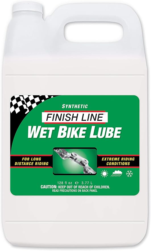 Finish Line WET Bicycle Chain Lube 1 Gallon Jug by FinishLine