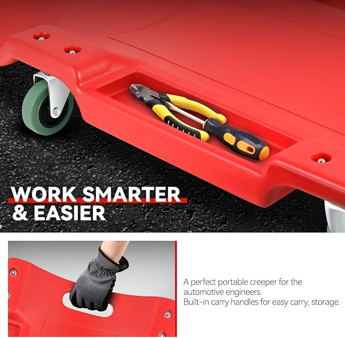 Auto Dynasty 40 Inches Mechanic Creeper, Automotive Garage Repair Low Profile - Image 5