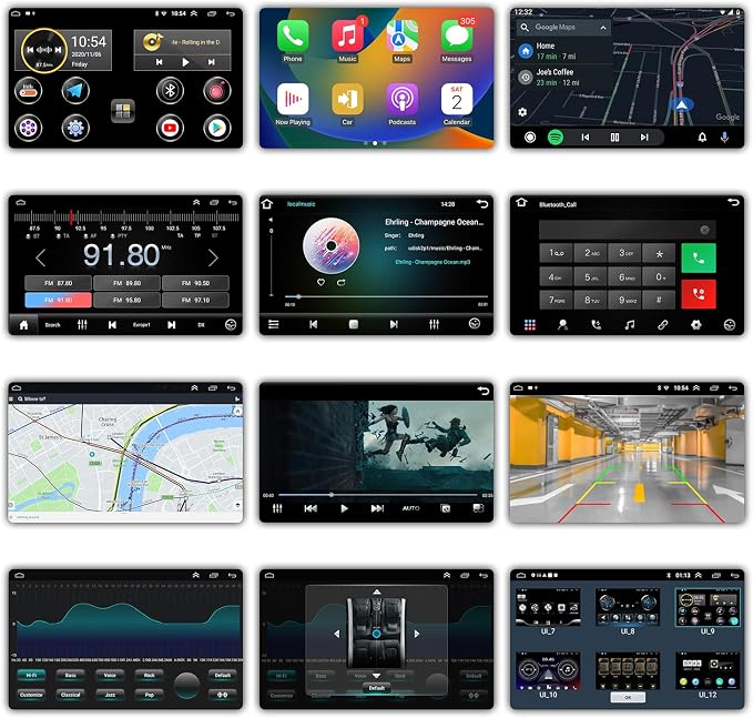 Double Din Car Radio Support Wireless CarPlay & Wireless Android Auto, 7 Inch - Image 5