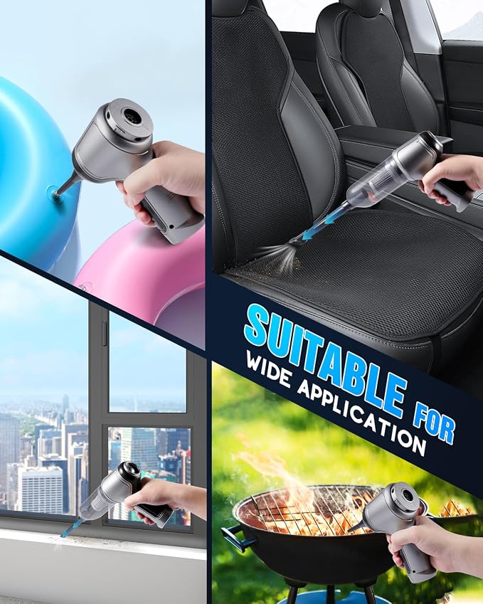 Meteralla 18000Pa Car Vacuum Portable Cordless, 5000mAh High Power Cordless - Image 7