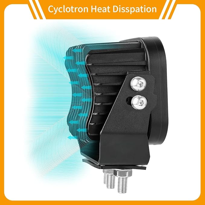 Off Road LED Pod Lights 5 Inch 120W 10000lm Offroad LED Work Light Pods - Image 5