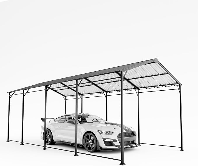 SUNBURY 10 x 20 ft Metal Carport - Image 6