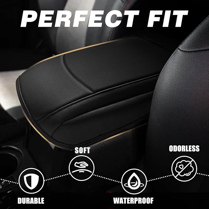 Muslogy Center Console Armrest Cover Compatible - Image 5