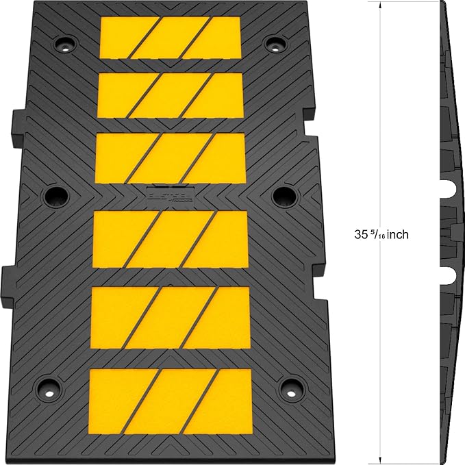 35" inch Width Speed Humps Rubber Speed Bumps - Image 3