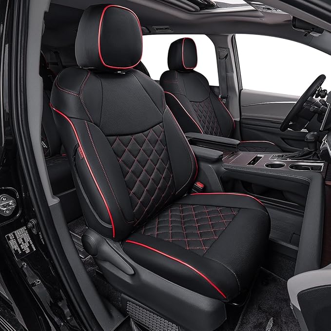 EKR Sienna Seat Covers for 2011-2020 Toyota Sienna LE, XLE Premium 2nd Row by EKR