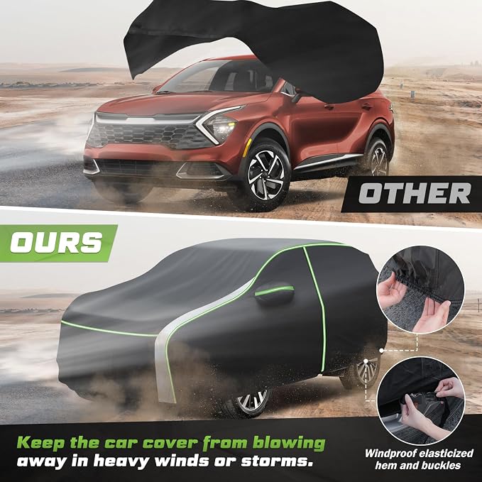 Mixsuper Liner Car Cover for Kia Sportage 1994-2026, 7 Layers Waterproof Car - Image 6
