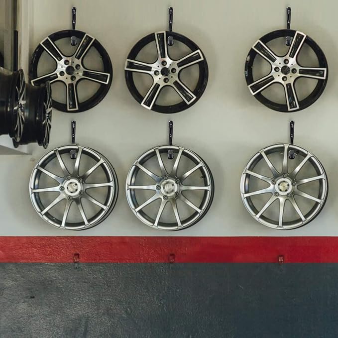 Heavy Duty 13 Inches Jumbo Arm Indoor Outdoor Storage Wall Hooks, Garage and - Image 4