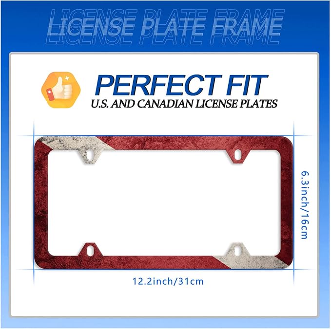 Vintage Dive Down Flag License Plate Diving Flag License Plate Stainless Steel - Image 7