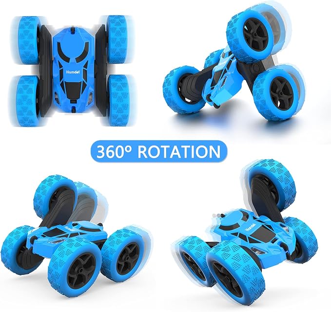 Remote Control Car Double Sided 360°Rotating 4WD RC Cars - Image 2
