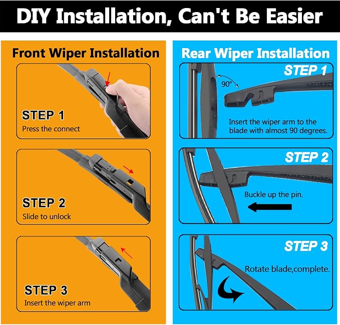 AUTOBOO 26"+16" Windshield Wipers - Image 6