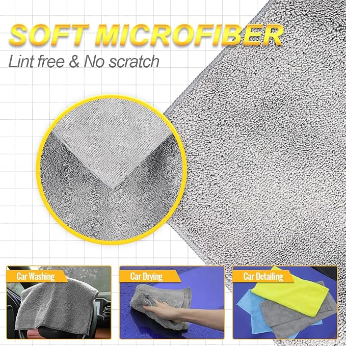 Microfiber Car Wash Cleaning Towel - Image 3