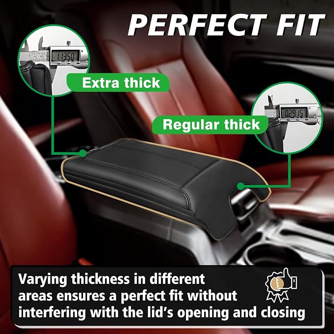 Muslogy Center Console Armrest Cover Compatible - Image 4