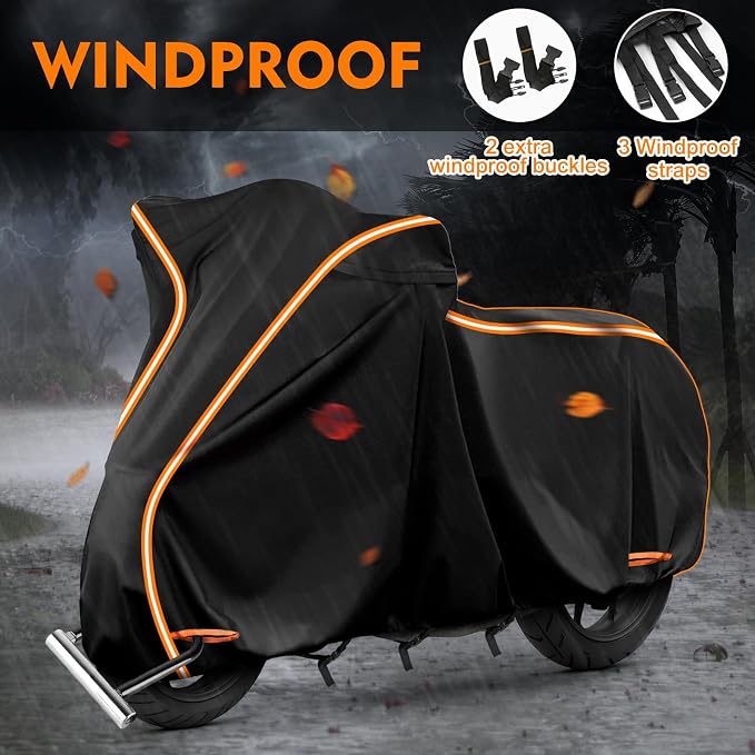 420D Waterproof Motorcycle Cover - Image 6