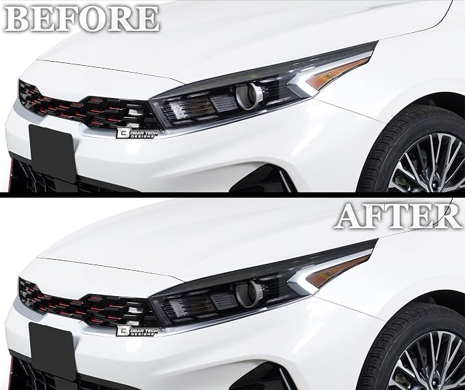 BOGAR TECH DESIGNS Full Headlight Head Light Tint Kit Compatible - Image 3