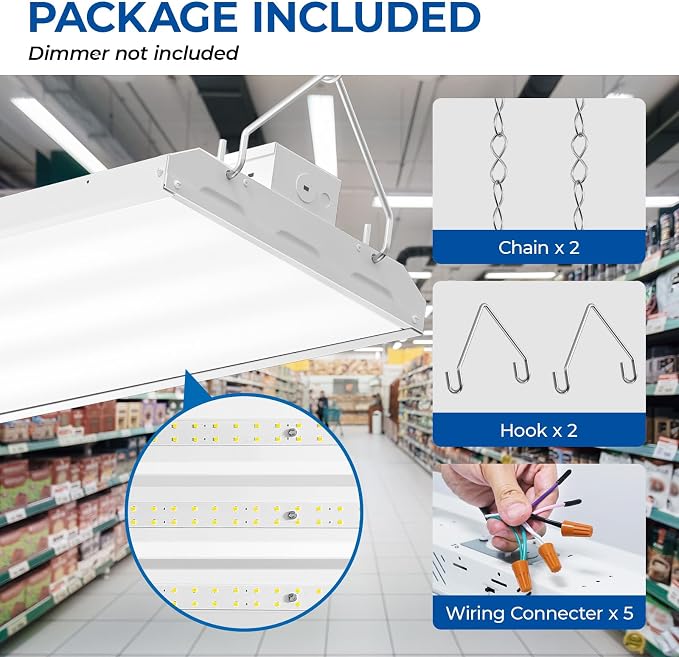 CINOTON 4FT 210W LED Shop Light - Image 9