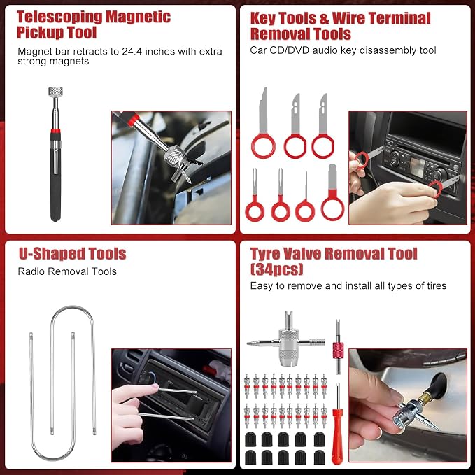 Sundpey 132-PCs Car Tool Kit - Image 6