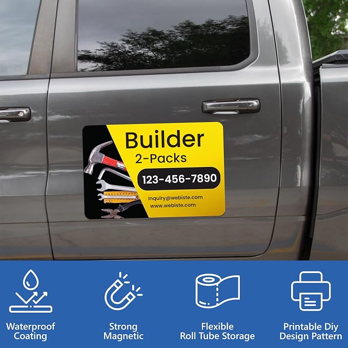 Custom Car Magnet Signs for Businesses 2 pk - Image 6
