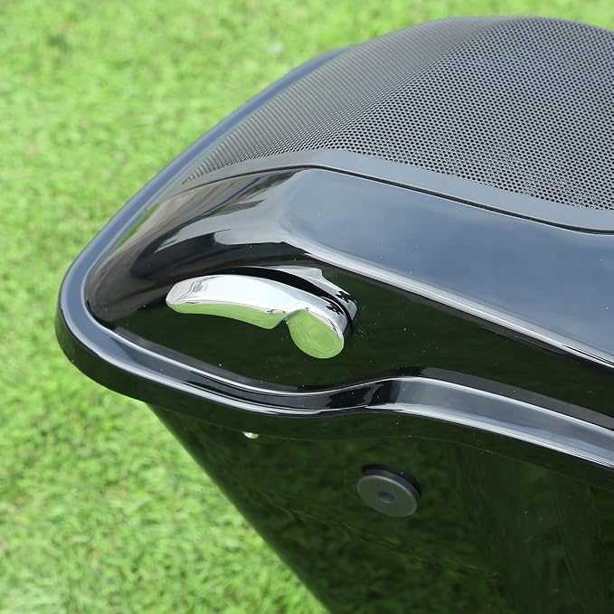 XFMT 5 Inch Stretched Extended Saddlebags W/5"x7" Speaker Grill - Image 7