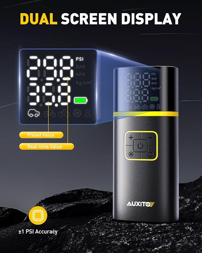 AUXITO Tire Inflator Portable Air Compressor - Image 9