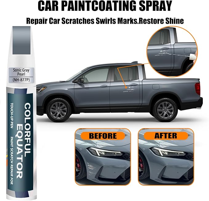 Sonic Gray Pearl Touch Up Paint Compatible - Image 3