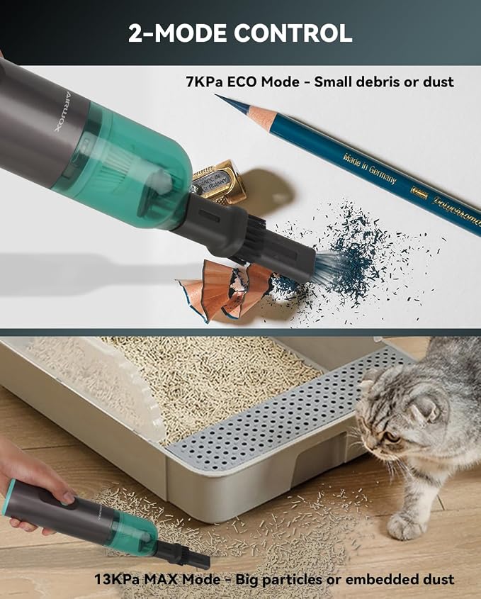Cordless Handheld Vacuum, 13000Pa High Power Car Vacuum - Image 5