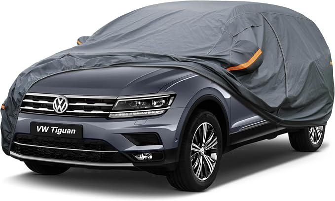 Premium Car Cover Custom Fit VW Tiguan, 16 Layers Heavy Duty Car Cover by GUNHYI