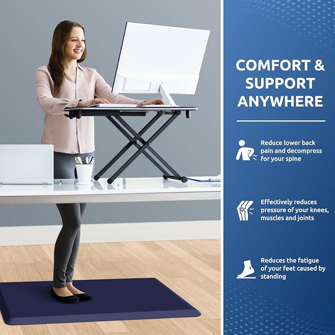 KitchenClouds Kitchen Mat Cushioned Anti Fatigue Rug 20"x32" Waterproof - Image 4