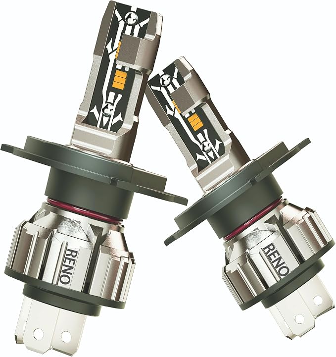 RENO H4 Fog lights Bulbs Powersports ATV UTV Light, Fog Light Bulb Pack of 2 by RENO