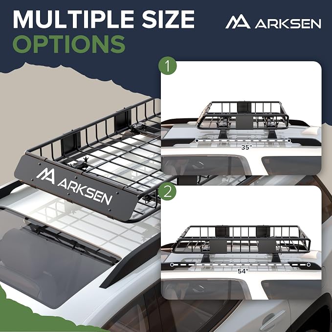 ARKSEN 54 x 34 x 6 Inch Universal Roof Rack - Image 6