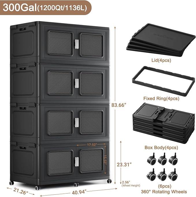 1200 Qt Stackable Storage Bin - Image 2