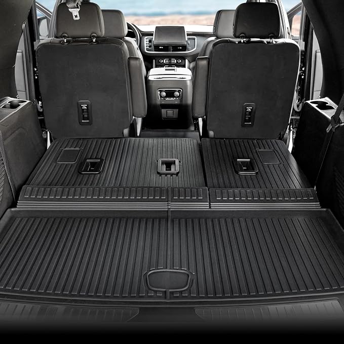 Floor Mats Set for 2021-2025 Chevrolet Chevy Tahoe/GMC Yukon 7 Seats Accessories - Image 8