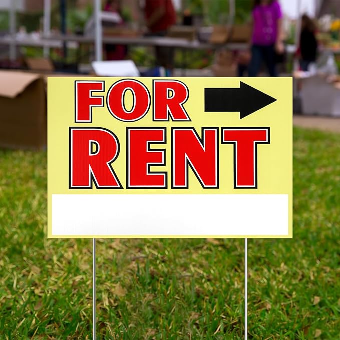 Marsui 3 Pcs Sale Sign 23.6 x 15.7 Inch Double Sided Sign - Image 6