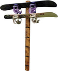 7-Place Wall-Mounted Snowboard Log Rack, Wakeboard Racks, Skateboard Holder by LogKayakRack