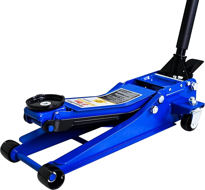 Floor Jack 3Ton/6600lbs.Dual Piston Fast Lifting Pump.Ultra Low Profile Floor by Unknown