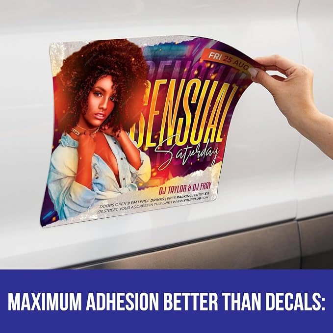 2pc 18x24" Custom Full Color Magnetic Car Signs, Ready in One Day - Image 2