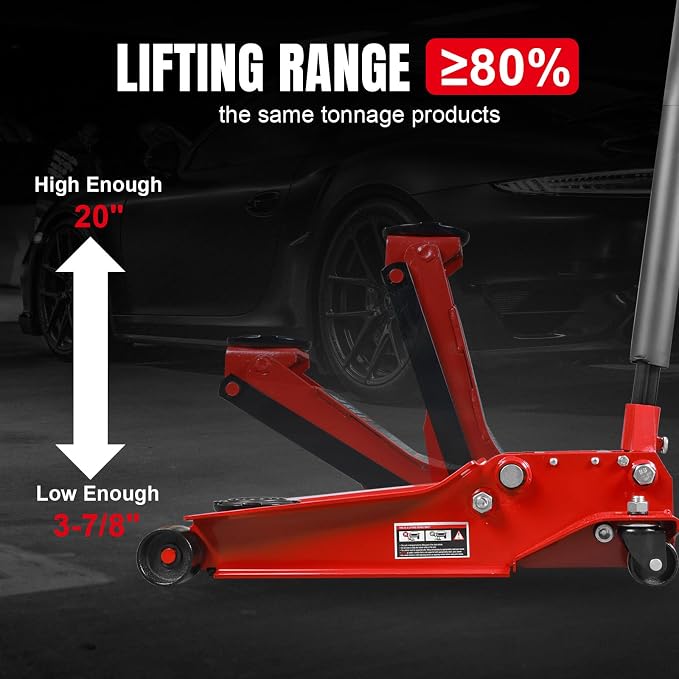 4 Ton Floor Jack Hydraulic Low Profile Floor Jack - Image 2