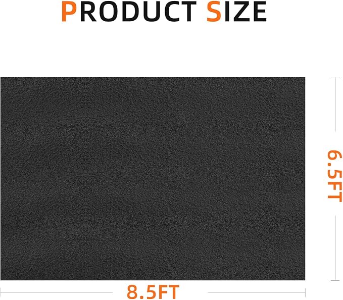 8.5 x 6.6 Ft Garage Floor mats for Under car, Garage mats for Floor Upgraded - Image 2