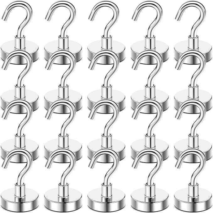 DIYMAG Magnetic Hooks, 50 LB Heavy Duty Magnet by DIYMAG