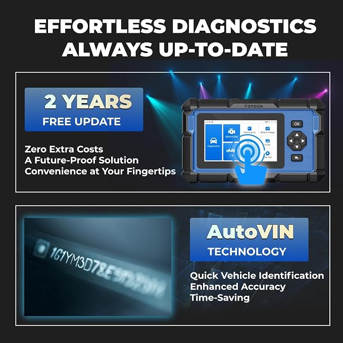 TOPDON ArtiDiag600 Pro, OBD2 Scanner Diagnostic Tool - Image 6