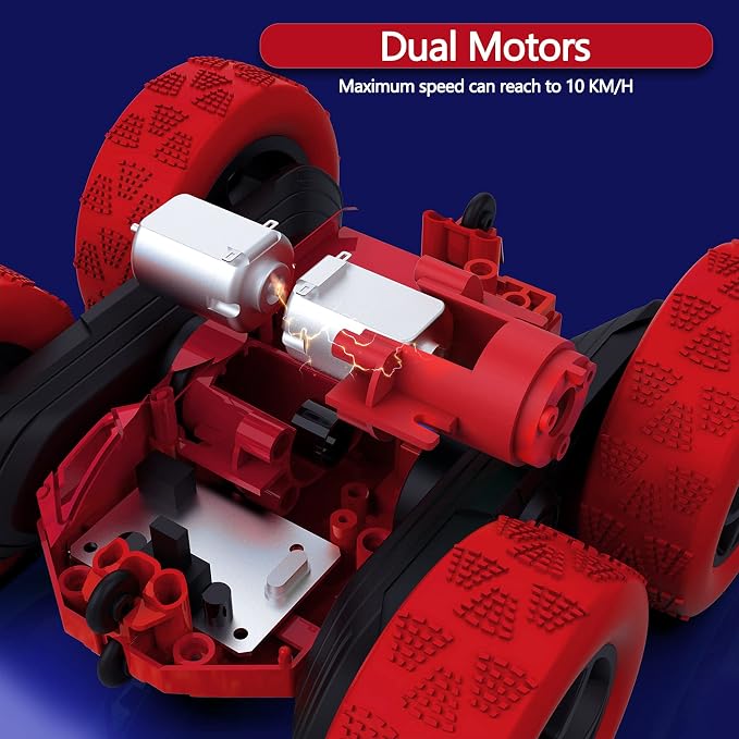 Remote Control Car Double Sided 360°Rotating 4WD RC Cars - Image 2