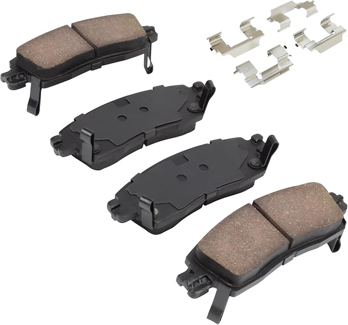 Premium Ceramic Rear Brake Pads Compatible - Image 2