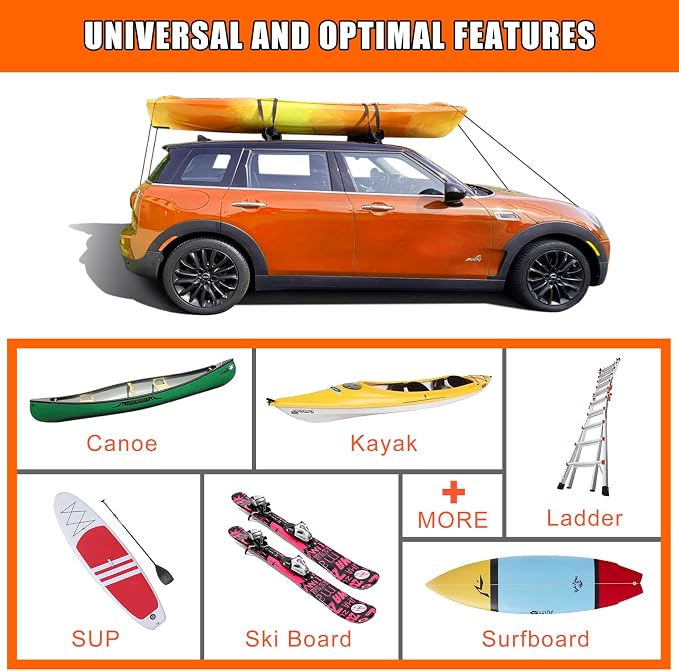 MeeFar Universal Roof Rack Pads Fit on Cross Bars - Image 4