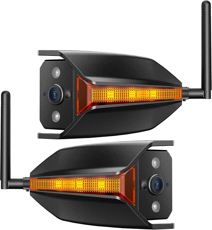 AUTO-VOX RV Backup Camera Wireless System: Left/Right Side Cameras, Adjustable by AUTO-VOX