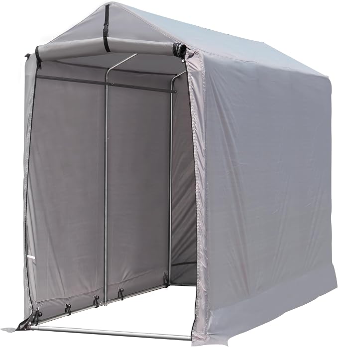 Outdoor Storage Shed 6 x 3Ft Heavy Duty Portable Storage Shelter - Image 8