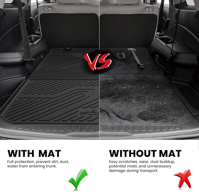 LASFIT Trunk Mat with Backrest Mat - Image 4