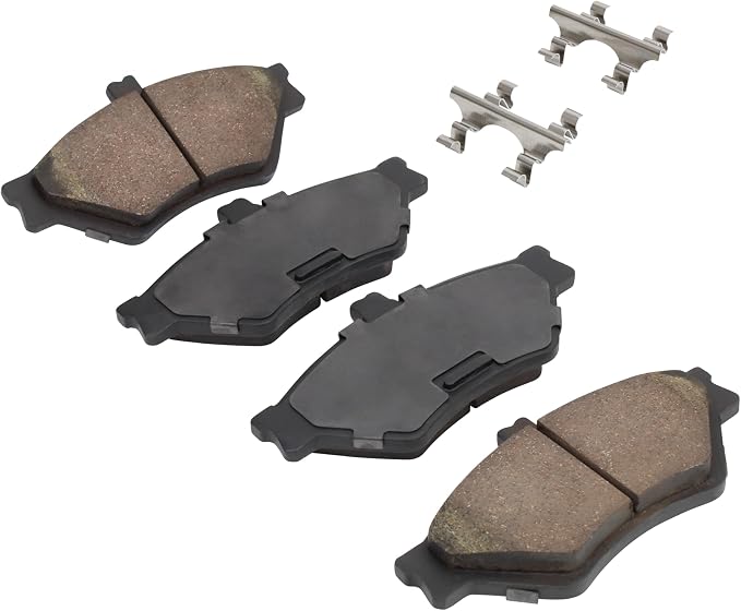 Premium Semi-Metallic Front Brake Pads Compatible - Image 2