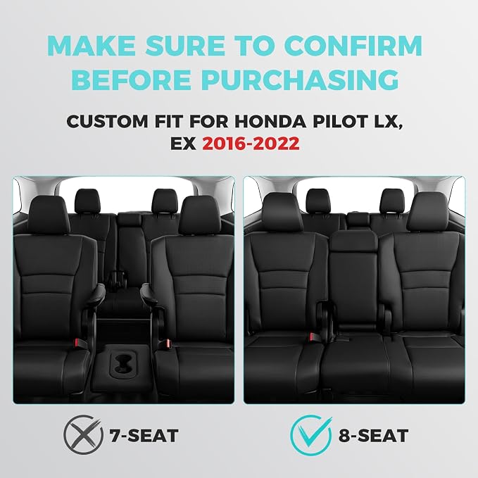 Custom for Honda Pilot Seat Covers - Image 2