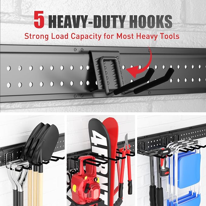 Garage Tool Organizer Wall Mount 48 inches - Image 4