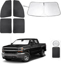 TINGLU Window Shades for Chevrolet/Chevy Silverado 2014-2019 Accessories Full by TINGLU