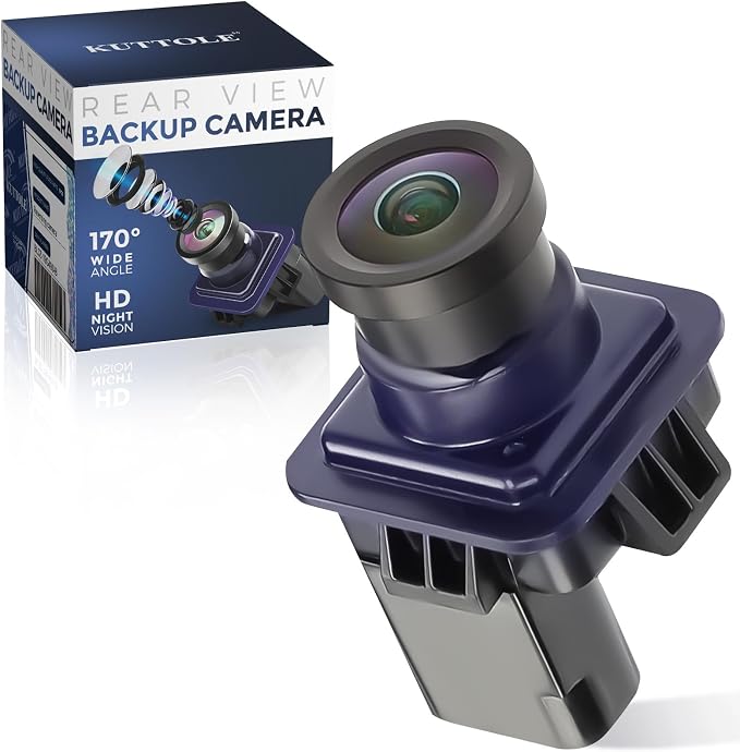 F150 Backup Camera Rear View Parking Assist Camera 170° HD Night Vision by KUTTOLE